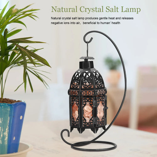 natural crystal salt lamp