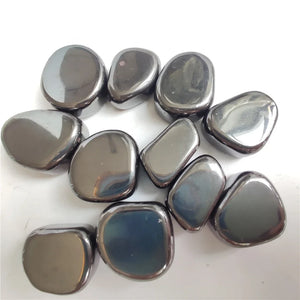 natural hematite tumble stones