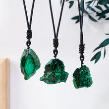 Load image into Gallery viewer, natural malachite pendant