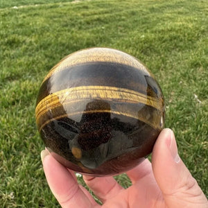 natural tigers eye sphere