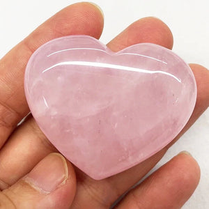 rose quartz heart crystal