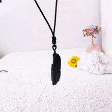 Load image into Gallery viewer, single black tourmaline pendant necklace