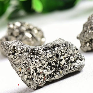 single pyrite stone